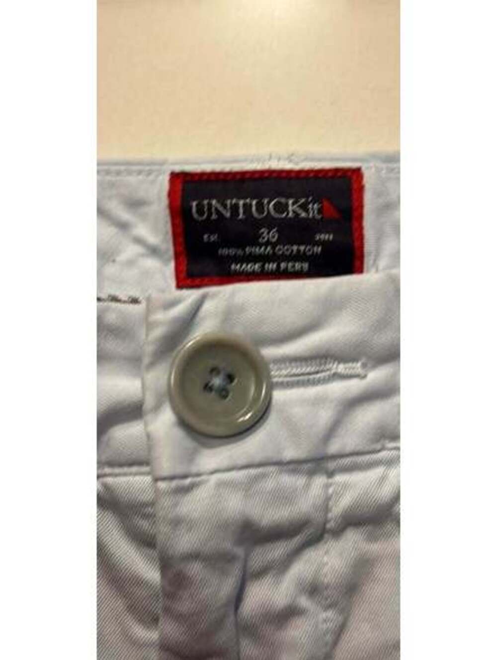 UNTUCKit Men's Chino Shorts Size 36